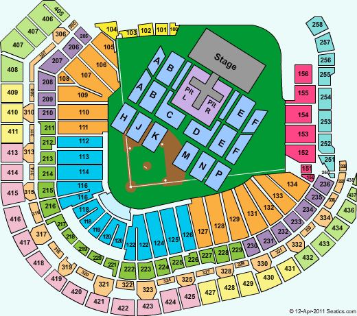 Minute Field Seating Chart