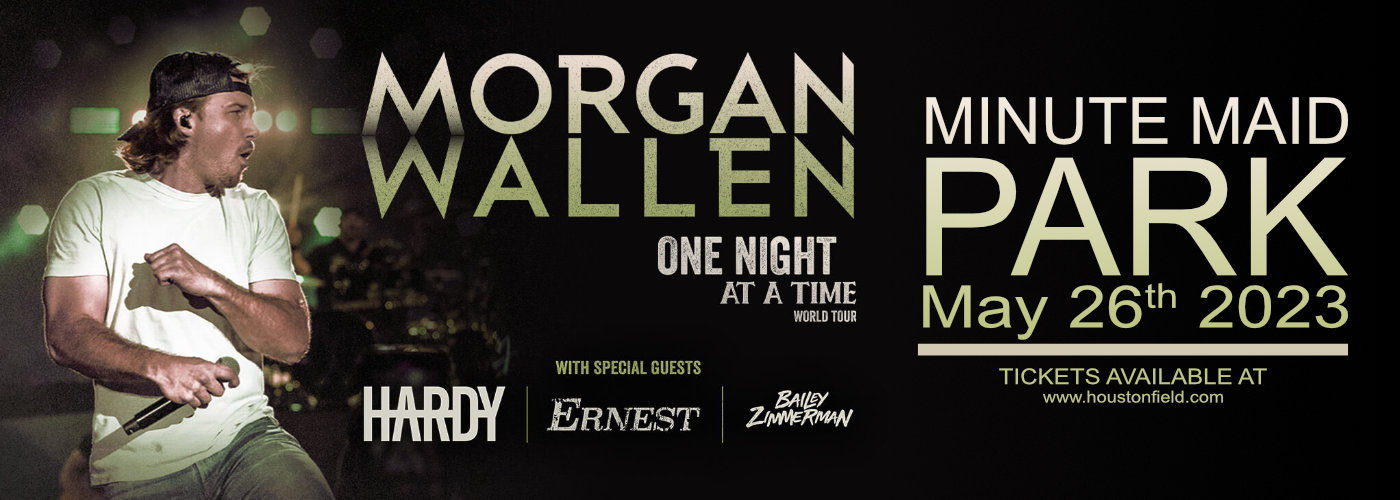 Morgan Wallen, Hardy, Ernest & Bailey Zimmerman at Minute Maid Park tickets Morgan Wallen, Hardy, Ernest & Bailey Zimmerman at Minute Maid Park