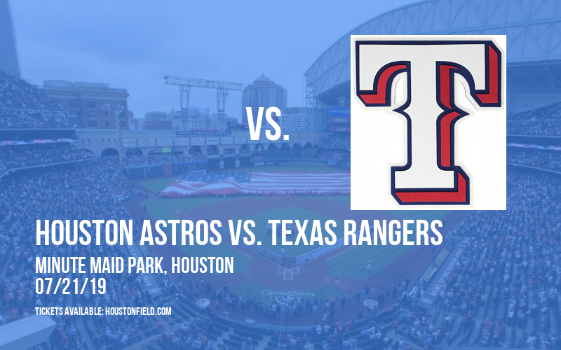 Houston Astros vs. Texas Rangers at Minute Maid Park