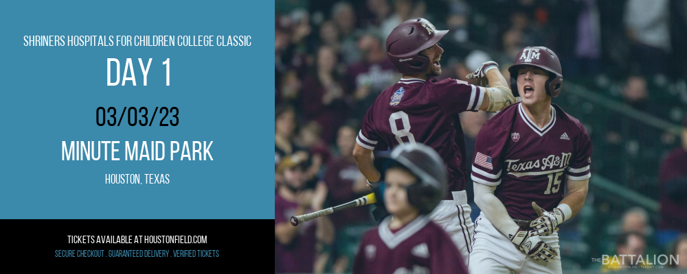 Shriners Hospitals For Children College Classic - Day 1 at Minute Maid Park tickets Shriners Hospitals For Children College Classic - Day 1 at Minute Maid Park